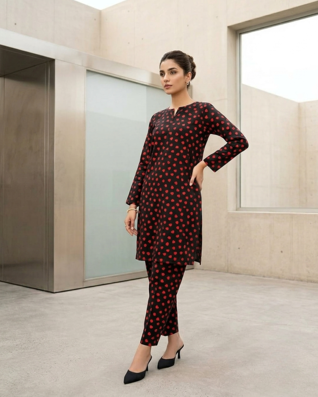 Summer Dynasty Cotton 2Pc - Floral Design