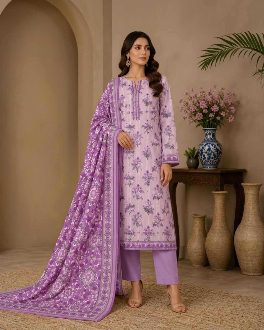 B.S Volume#02 – Light Purple Floral (Printed)