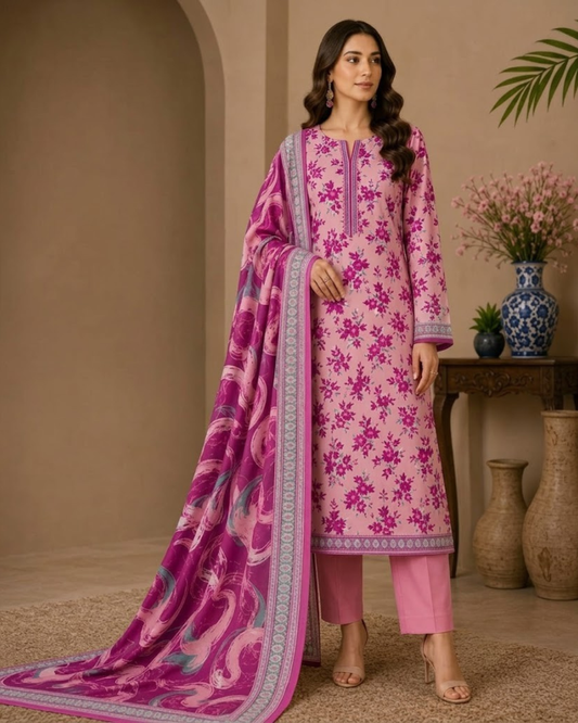 B.S Volume#02 – Pink & Magenta Floral (Printed)