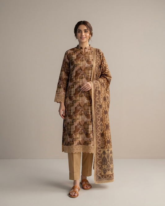 S.N Volume# 02 Air Jet – Brown & Beige (Printed)